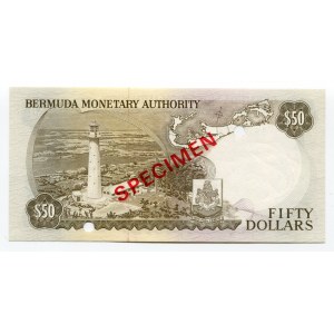 Bermuda 50 Dollars 1978 SPECIMEN