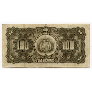 Bolivia 100 Bolivanos 1928 (ND)