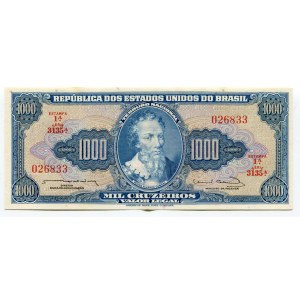 Brazil 1000 Cruzeiros 1963