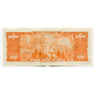 Brazil 1000 Cruzeiros 1963