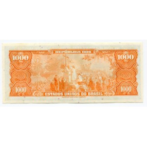 Brazil 1 Cruzeiros on 1000 Cruzeiro 1966 - 1967