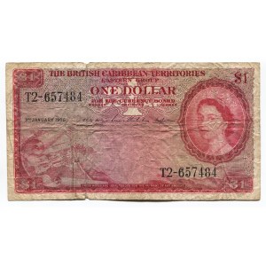 British Caribbean Territories 1 Dollar 1956