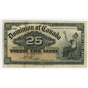 Canada 25 Cents 1900