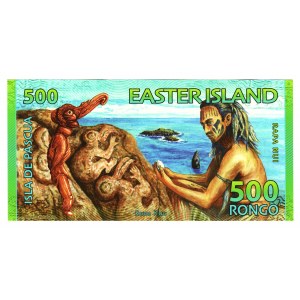 Chile Easter Island 500 Rondo 2012 Souvenir