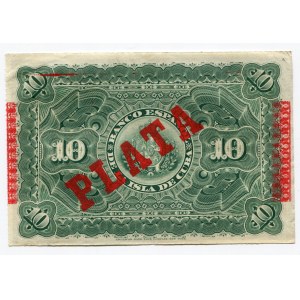 Cuba 10 Pesos 1896