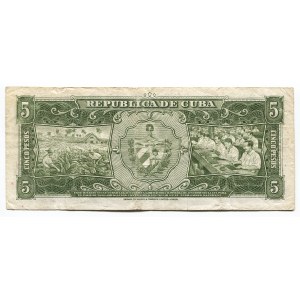 Cuba 5 Pesos 1960