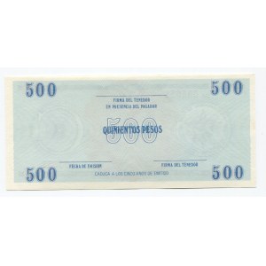 Cuba 500 Pesos 1986	- 1993