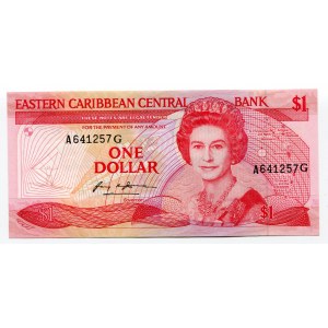East Caribbean States 1 Dollar 1985 (ND)