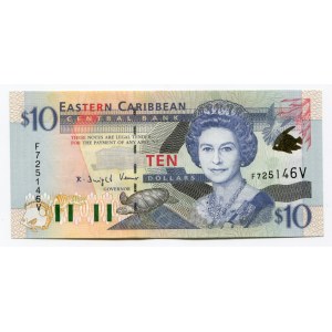 East Caribbean States 10 Dollars 2000