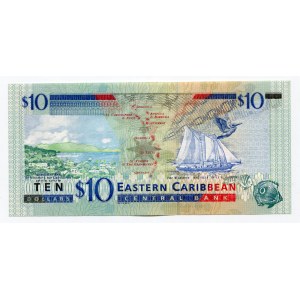 East Caribbean States 10 Dollars 2000