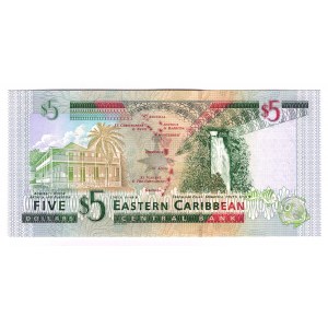 East Caribbean States 5 Dollars 2003