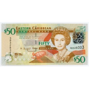 East Caribbean States 50 Dollars 2008