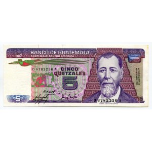 Guatemala 5 Quetzales 1983