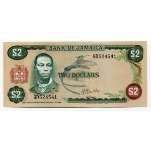 Jamaica 2 Dollars 1976 - 1960