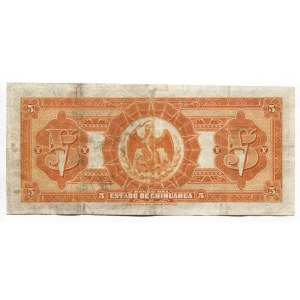 Mexico 5 Pesos 1913 Chihuahua