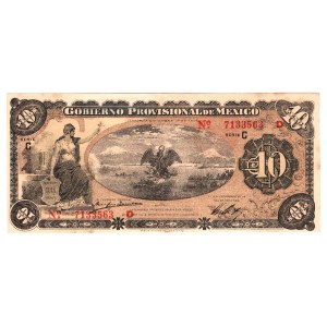 Mexico 10 Peso 1914