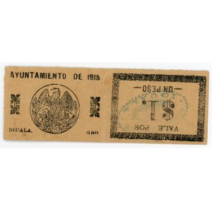 Mexico 2 x 1 Peso 1915