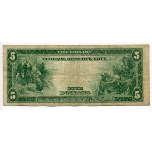 United States 5 Dollars 1914