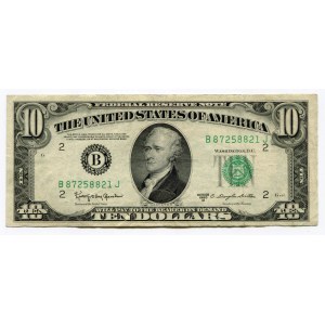 United States 10 Dollars 1950 D