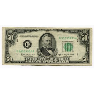 United States 50 Dollars 1950 D