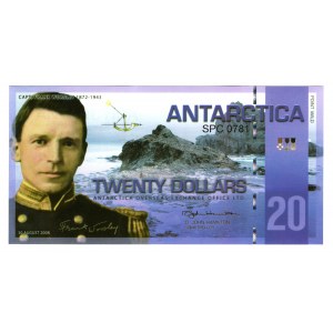 United States Antarctica 20 Dollars 2008 Souvenir