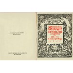 NOWACZYŃSKI Adolf: Wizerunek Mikołaja Reja z Nagłowic przez... Warszawa: nakł. Jana Fiszera, 1905. - [4]...