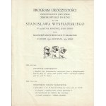 [WYSPIAŃSKI Stanisław]. Stanisławowi Wyspiańskiemu wieszczowi niepodległej Polski w 25-lecie zgonu...