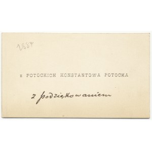 z Potockich Konstantowa Potocka - Janina Potocka (1851-1928) - ziemianka, żona Konstantego prawnika...
