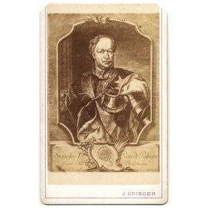 Stanisław I Leszczyński, król Polski, wg obrazu Daniela Kleina (1672-1744) - I. Krieger Fotograf w Krakowie...