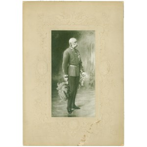 Franciszek Józef I (1830-1916), cesarz Austrii i król Węgier. Fot. 19,6 × 10 cm...