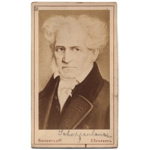 Artur Schopenhauer (1788-1860) - filozof niemiecki, ur. w Gdańsku. Fot. Wezenberga w S...