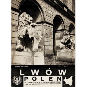 LWÓW. Polen. [Warszawa]: Wyd. Ministerstwa Komunikacji, [1935]. - [16] s., fot., plan. 16 cm, brosz. wyd...