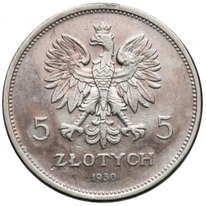 GŁĘBOKI sztandar 5 złotych 1930