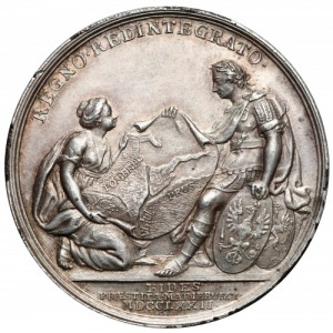 Medal pruski I rozbiór Polski 1772 r.
