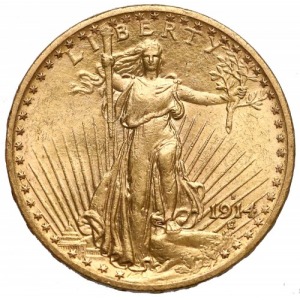 USA 20 dolarów 1914-S