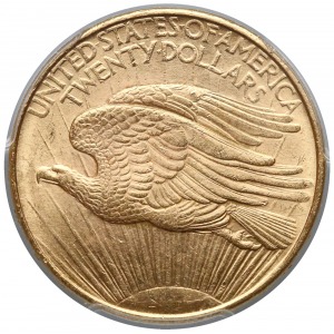 USA 20 dolarów 1908-D no motto