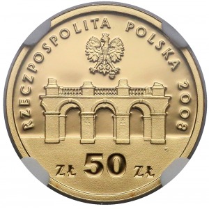 50 złotych 2008 90. Rocznica Odzyskania Niepodległości