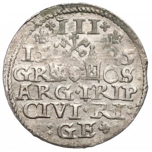 Trojak Ryga 1585 duża głowa