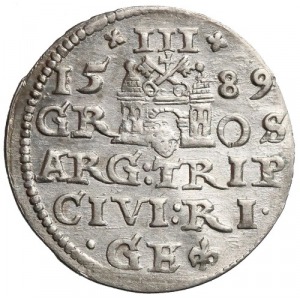 Trojak Ryga 1589 L