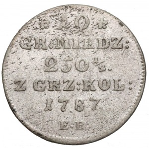 10 groszy miedziane 1787 EB