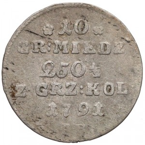 10 groszy miedziane 1791 EB