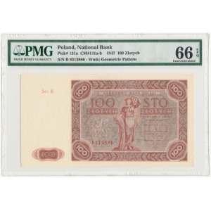100 złotych 1947 - Ser.B