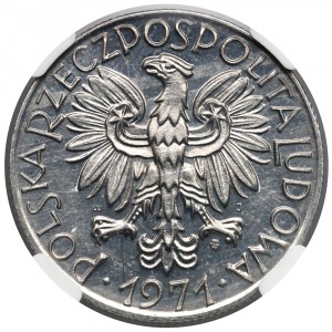 Rybak 5 złotych 1971 Proof Like