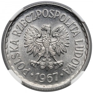 1 złoty 1967 rzadkość w takim stanie (Max nota)