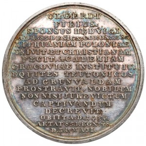 Medal z suity królewskiej - Władysław Jagiełło