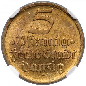 5 fenigów 1932 Flądra 