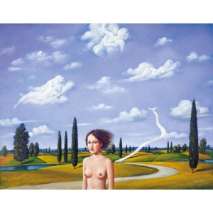 Rafal Olbinski, ''The Sky of Tuscany''