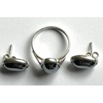 Set- a pair of earrings and a ring
