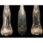 Silver plated cutlery - 9 pieces