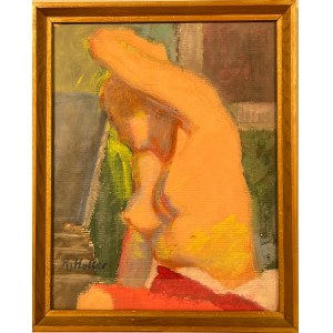 Kazimierz Wiktor Holler(1881-1975),''FEMALE ACT''.